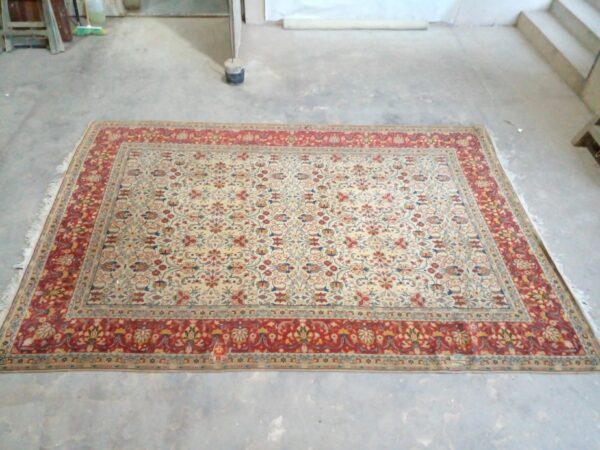 ALFOMBRA ANTIGUA DE LANA IMPECABLE 3.55 X 2.45 MTS. COD: 91809 RESERVADO