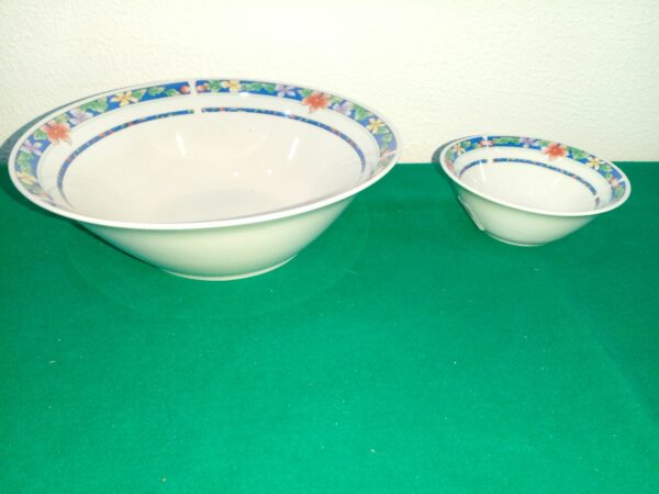 JUEGO DE FUENTE Y 6 BOWLS COMPOTERAS PORCELANA CHINA. COD: 93115 - Image 5