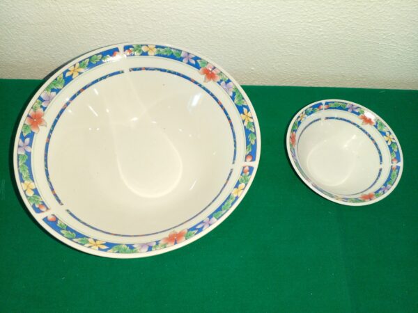 JUEGO DE FUENTE Y 6 BOWLS COMPOTERAS PORCELANA CHINA. COD: 93115 - Image 6