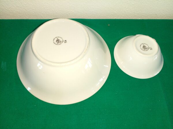 JUEGO DE FUENTE Y 6 BOWLS COMPOTERAS PORCELANA CHINA. COD: 93115 - Image 7