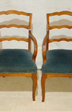 2 SILLONES DE UN CUERPO CABECERA DE MESA ESTILO FRANCES PROVENZAL. COD: 87908