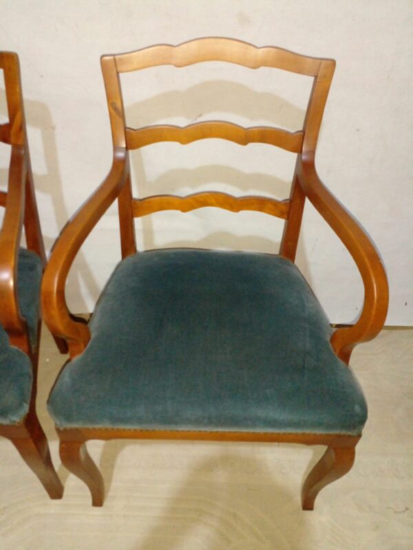2 SILLONES DE UN CUERPO CABECERA DE MESA ESTILO FRANCES PROVENZAL. COD: 87908 - Image 4