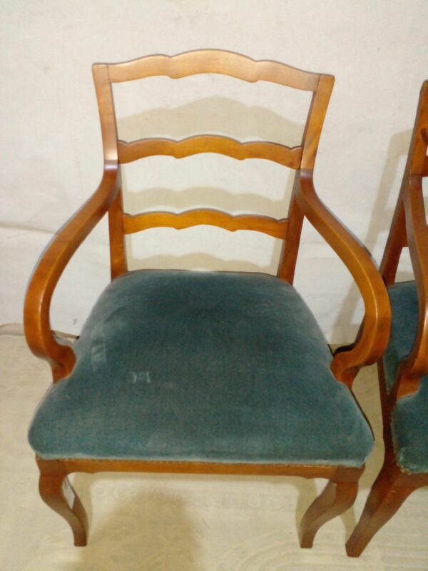 2 SILLONES DE UN CUERPO CABECERA DE MESA ESTILO FRANCES PROVENZAL. COD: 87908 - Image 5