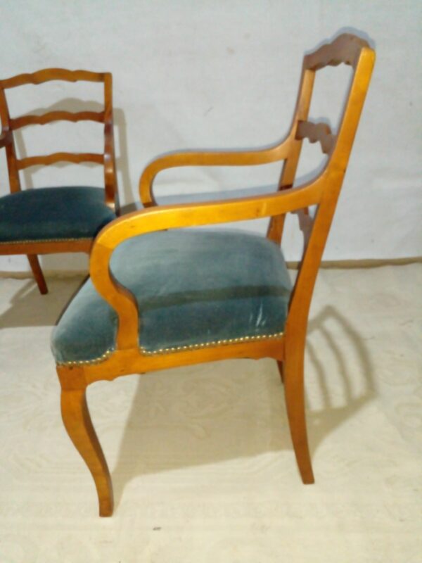 2 SILLONES DE UN CUERPO CABECERA DE MESA ESTILO FRANCES PROVENZAL. COD: 87908 - Image 7