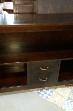 MUEBLE DE ARRIME, MUEBLE AUXILIAR IDEAL LED COLOR WENGUE. COD: 93001
