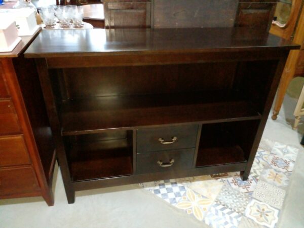 MUEBLE DE ARRIME, MUEBLE AUXILIAR IDEAL LED COLOR WENGUE. COD: 93001