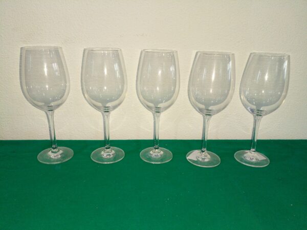 5 COPAS PARA VINO O AGUA ALEMANAS SELLADAS SCHOTT ZWIESEL CRISTAL. COD: 93205 - Image 4