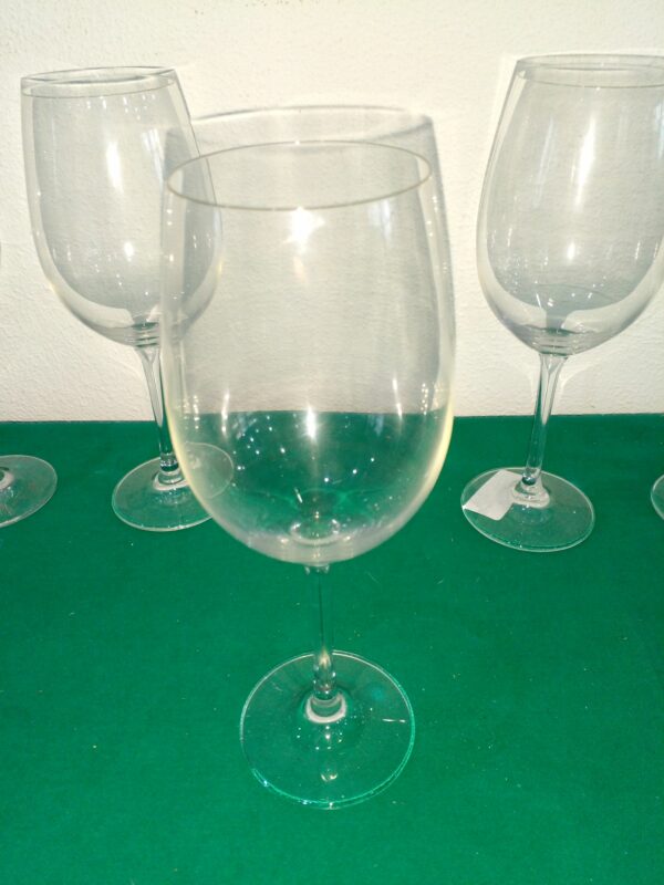 5 COPAS PARA VINO O AGUA ALEMANAS SELLADAS SCHOTT ZWIESEL CRISTAL. COD: 93205 - Image 5