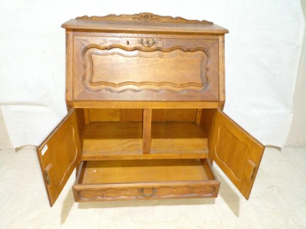 MUEBLE ESCRITORIO SECRETER EN ROBLE ESTILO FRANCES PROVENZAL. COD: 93701 - Image 7