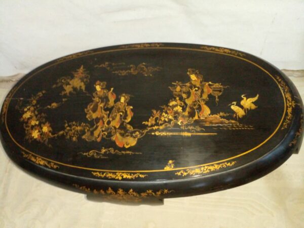 MESA RATONA ORIENTAL LAQUEADA CHINOSERIE, COLECCION ORIENTAL. COD: 93702 - Image 6