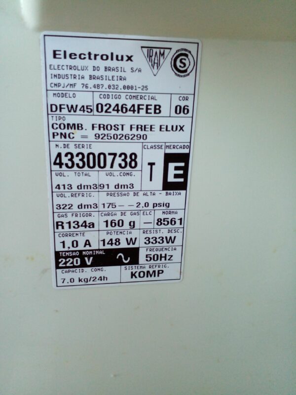 HELADERA ELECTROLUX DFW45 NO FROST CON DISPENSER. COD: 94101 - Image 17