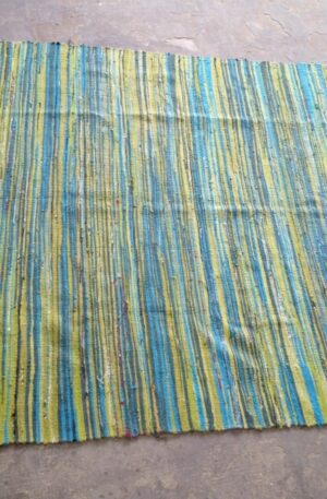 ALFOMBRA RUSTICA TAPIZ TEJIDO ARTESANAL TRAIDA DEL PERU. COD: 85216