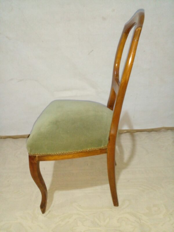 JUEGO DE SILLA Y SILLON DE CABECERA DE MESA ESTILO INGLES VICTORIANO. COD: 93903 - Image 14