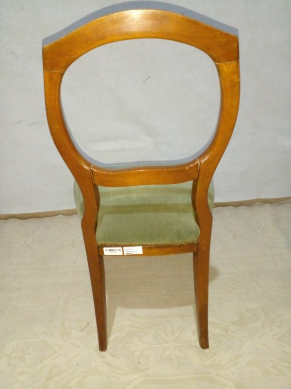 JUEGO DE SILLA Y SILLON DE CABECERA DE MESA ESTILO INGLES VICTORIANO. COD: 93903 - Image 15